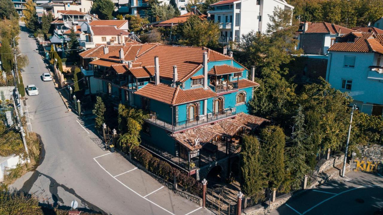 Vila Eden Boutique Hotel Korce Esterno foto